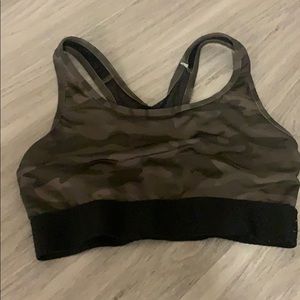 ONZIE camo mesh sports bra in size small